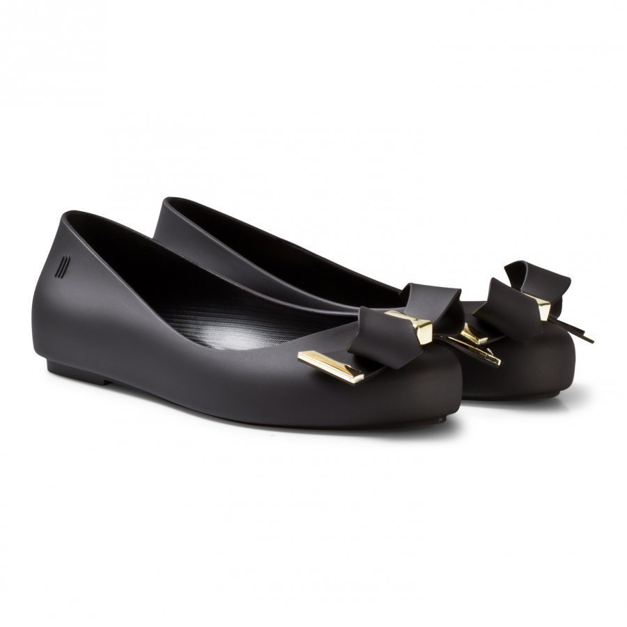 Mini Melissa Mel Space Love Black Ballerinat