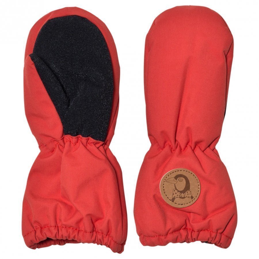 Mini Rodini Alaska Glove Red Hanskat