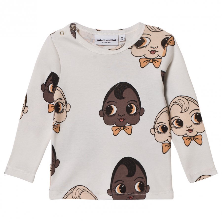 Mini Rodini Babies Tee White Pitkähihainen T-Paita