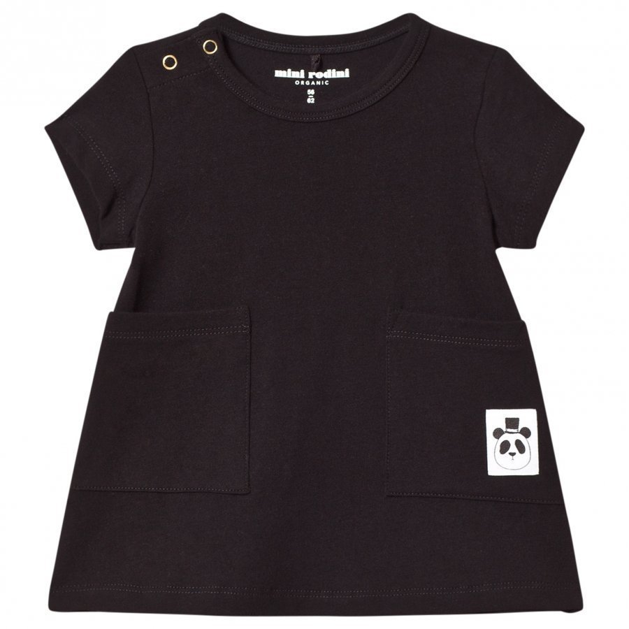 Mini Rodini Basic Dress Black Mekko