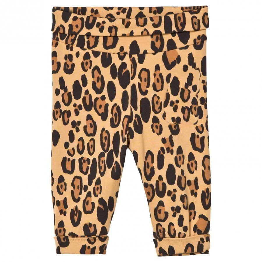 Mini Rodini Basic Leopard Leggings Beige Legginsit