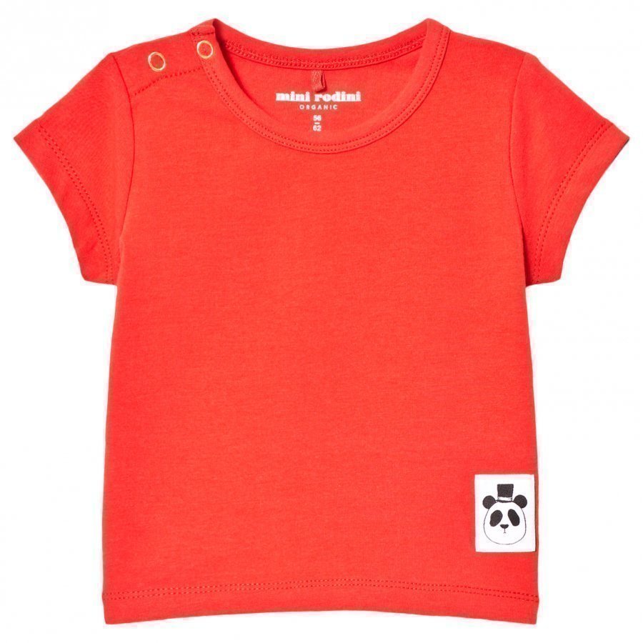 Mini Rodini Basic Tee Red T-Paita