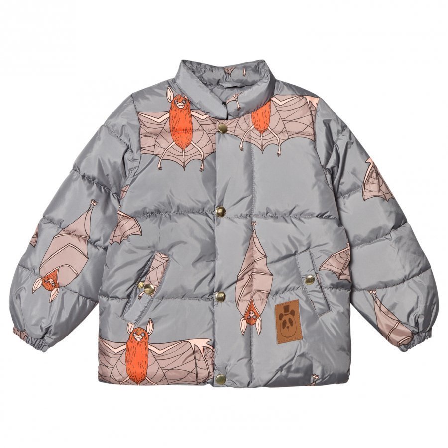 Mini Rodini Bat Puffer Jacket Grey Toppatakki