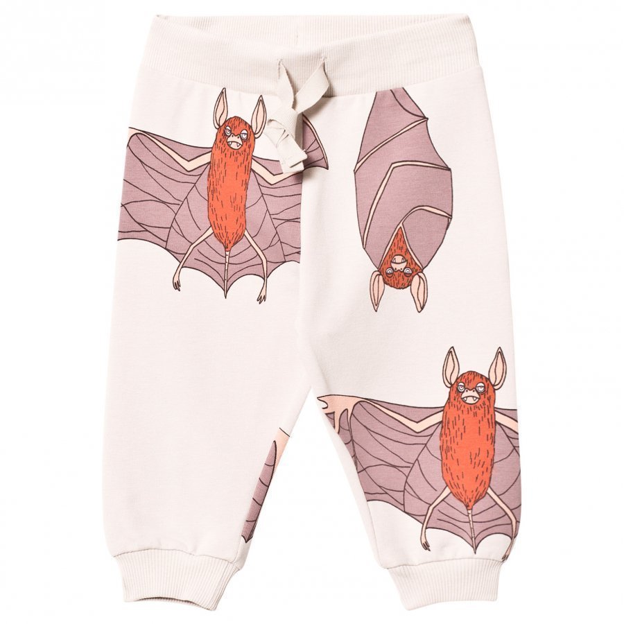 Mini Rodini Bats Sweatpants Light Grey Verryttelyhousut