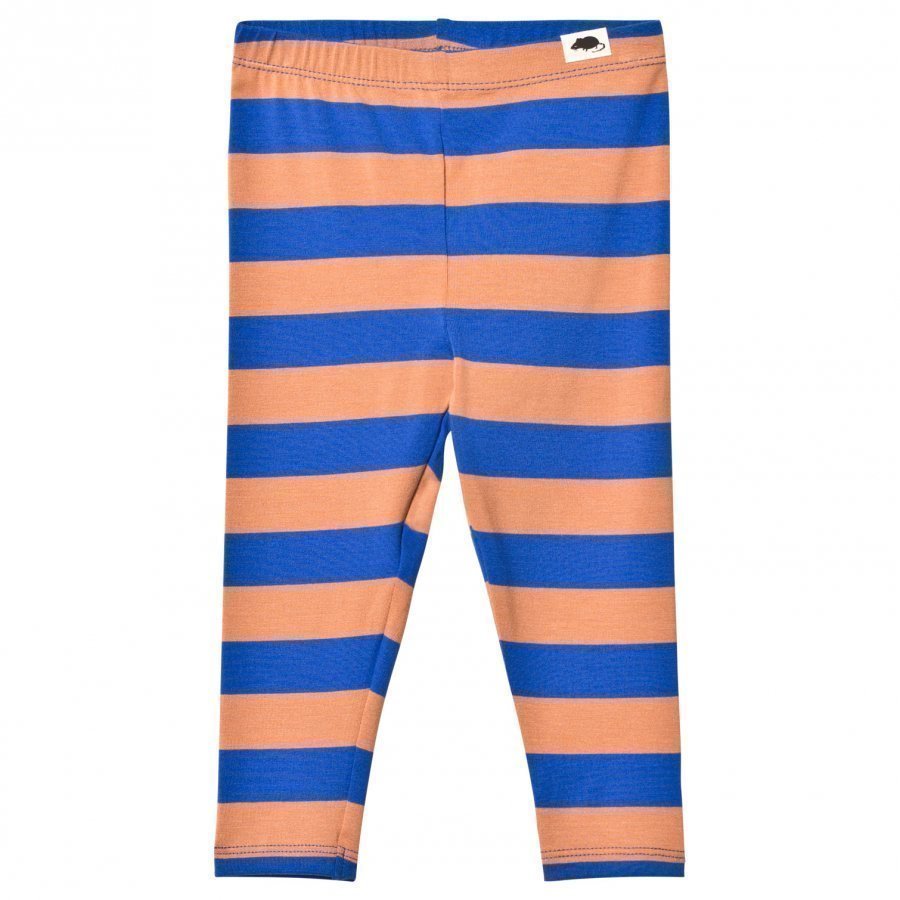 Mini Rodini Blockstripe Leggings Blue Legginsit