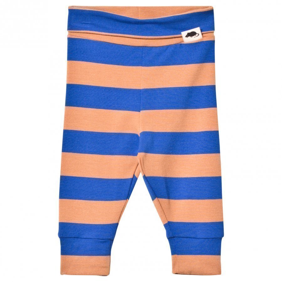 Mini Rodini Blockstripe Leggings Blue Legginsit