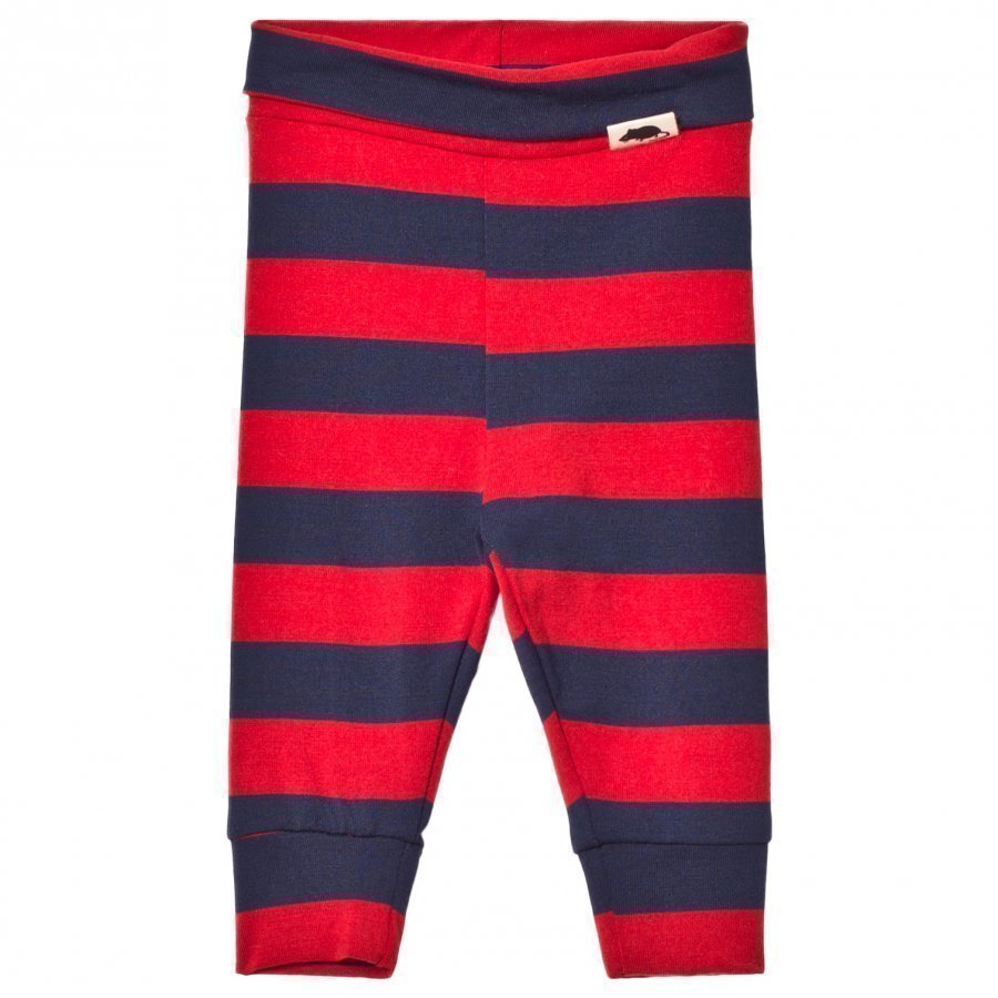 Mini Rodini Blockstripe Leggings Red Legginsit