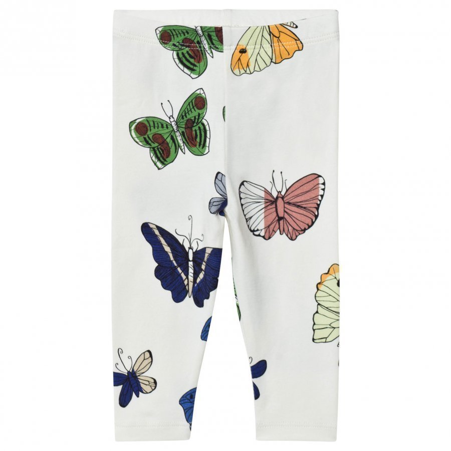 Mini Rodini Butterflies Leggings Off White Legginsit