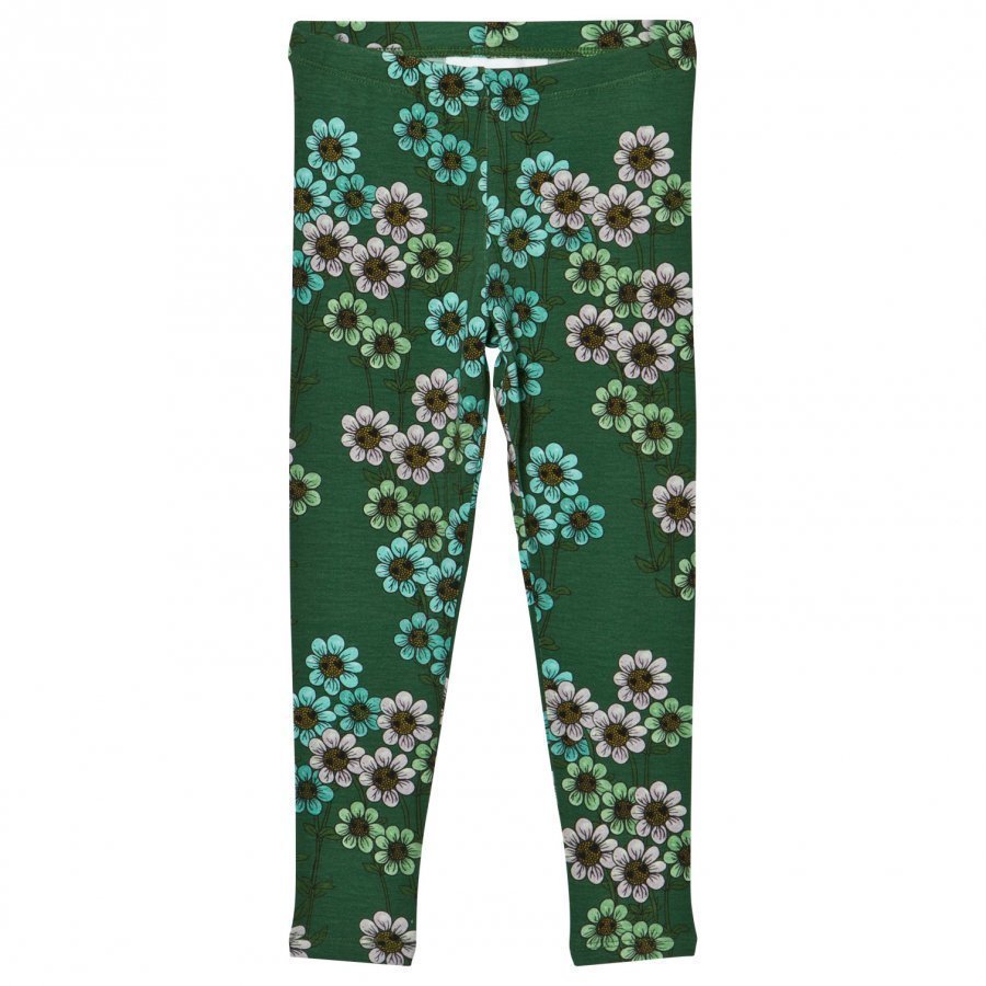 Mini Rodini Daisy Leggings Dark Green Legginsit