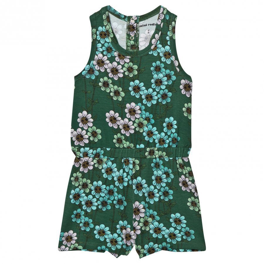 Mini Rodini Daisy Romper Dark Green Potkupuku