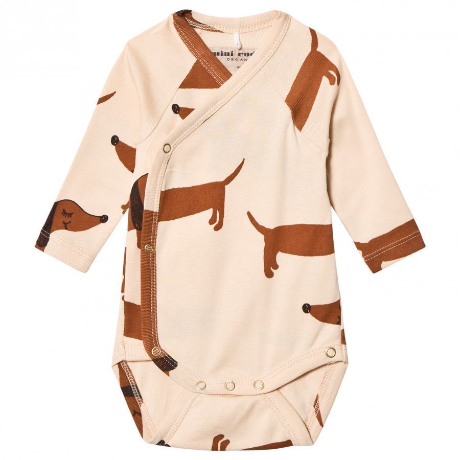 Mini Rodini Dog Wrap Body Beige Body