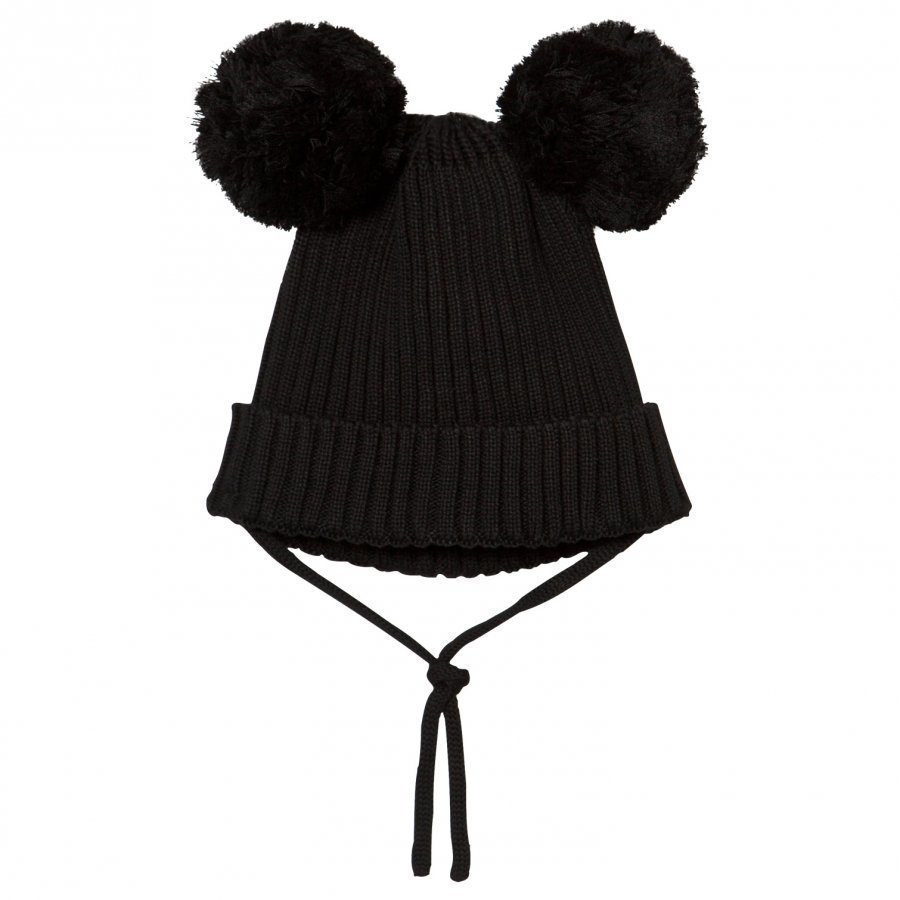 Mini Rodini Ear Hat Black Pipo