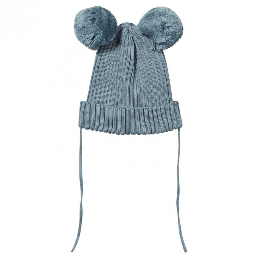 Mini Rodini Ear Hat Light Blue Pipo