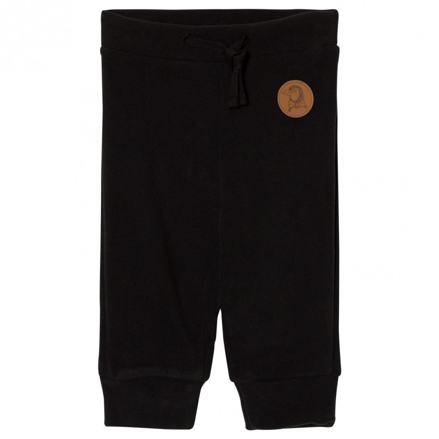 Mini Rodini Fleece Trousers Black Fleece Housut