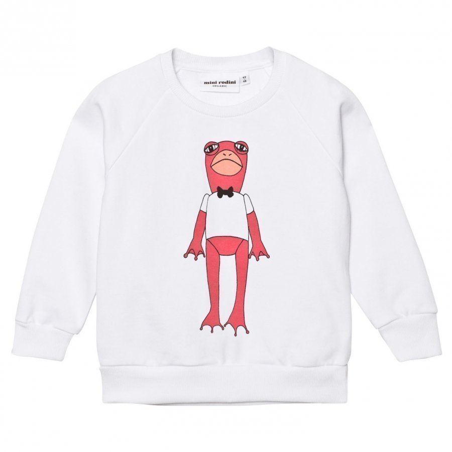 Mini Rodini Frog Sweatshirt White Oloasun Paita