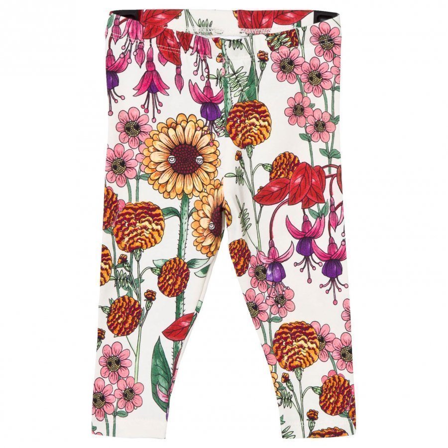 Mini Rodini Garden Leggings Off White Legginsit