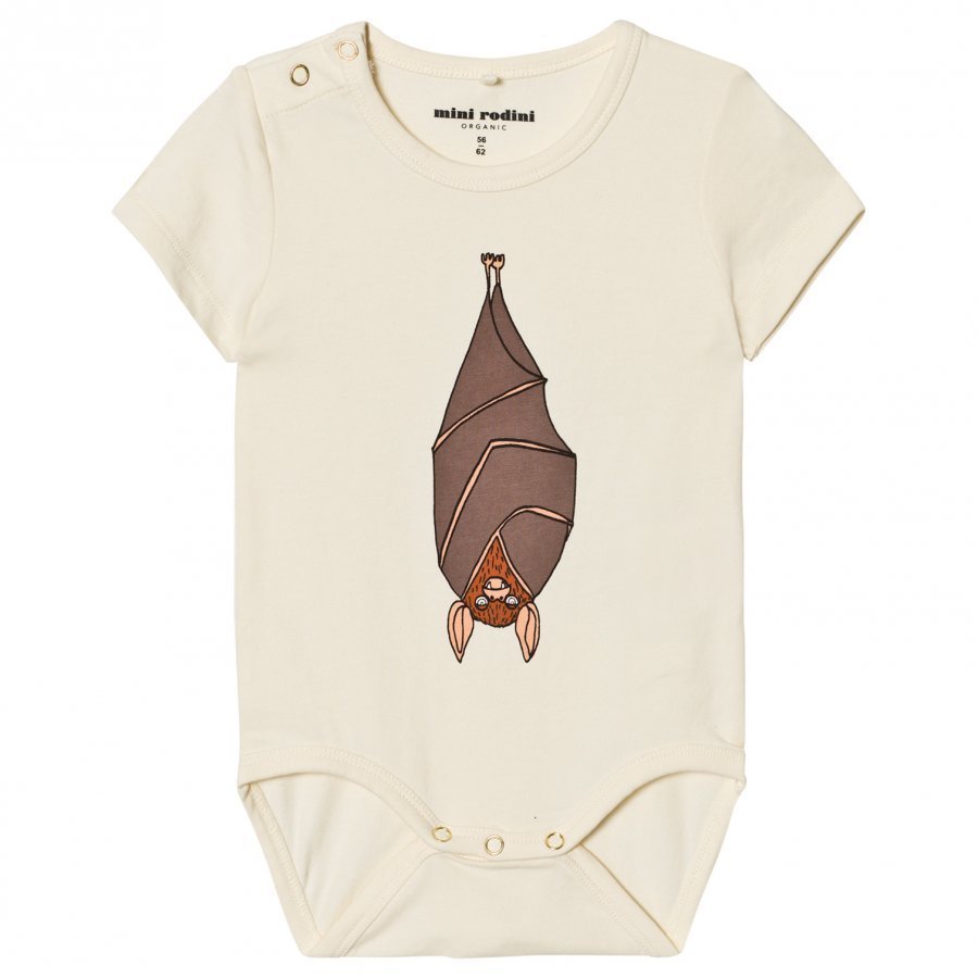 Mini Rodini Hanging Bat Baby Body White Body