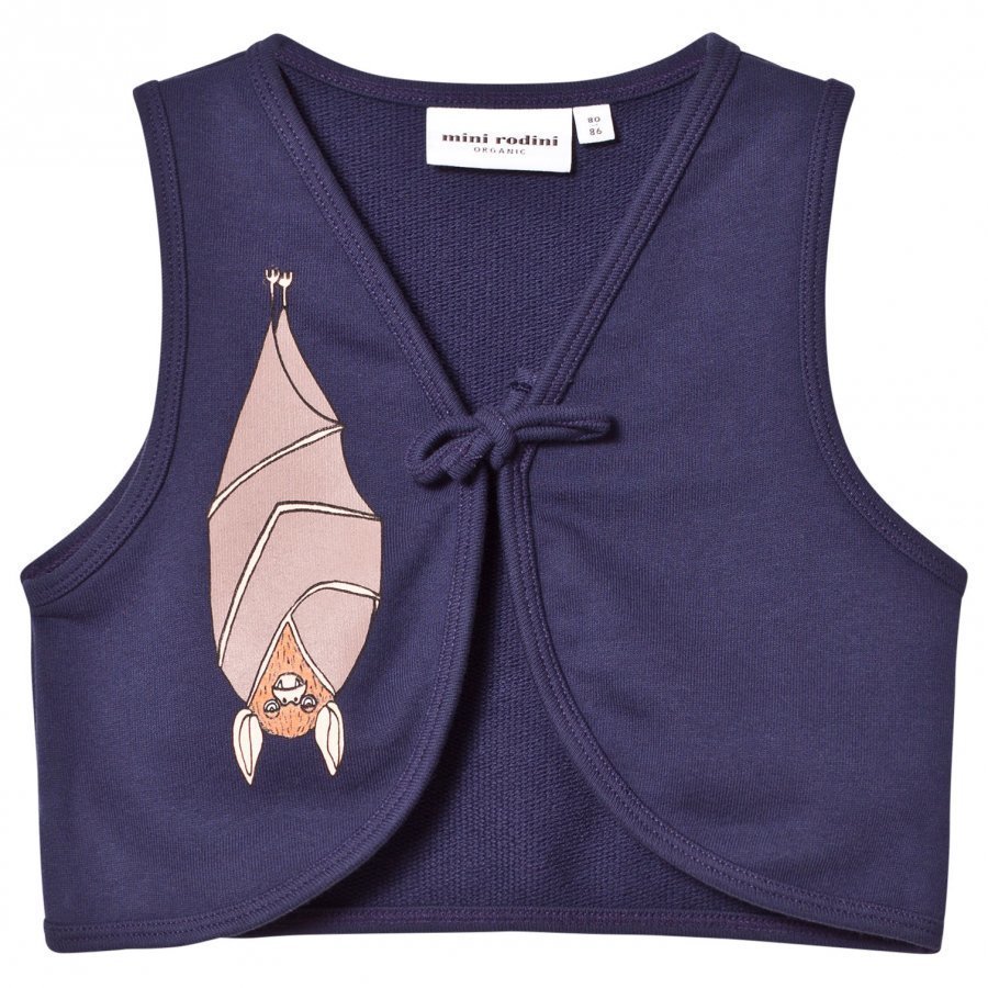 Mini Rodini Hanging Bat Waistcoat Navy Liivi