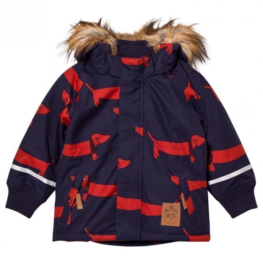 Mini Rodini K2 Dog Parka Navy Parkatakki