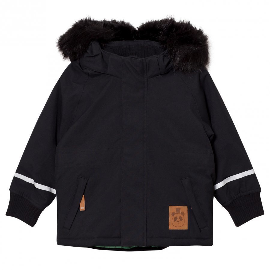 Mini Rodini K2 Fox Family Parka Black Parkatakki