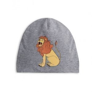 Mini Rodini Lion Sp Beanie Grey Trikoopipo