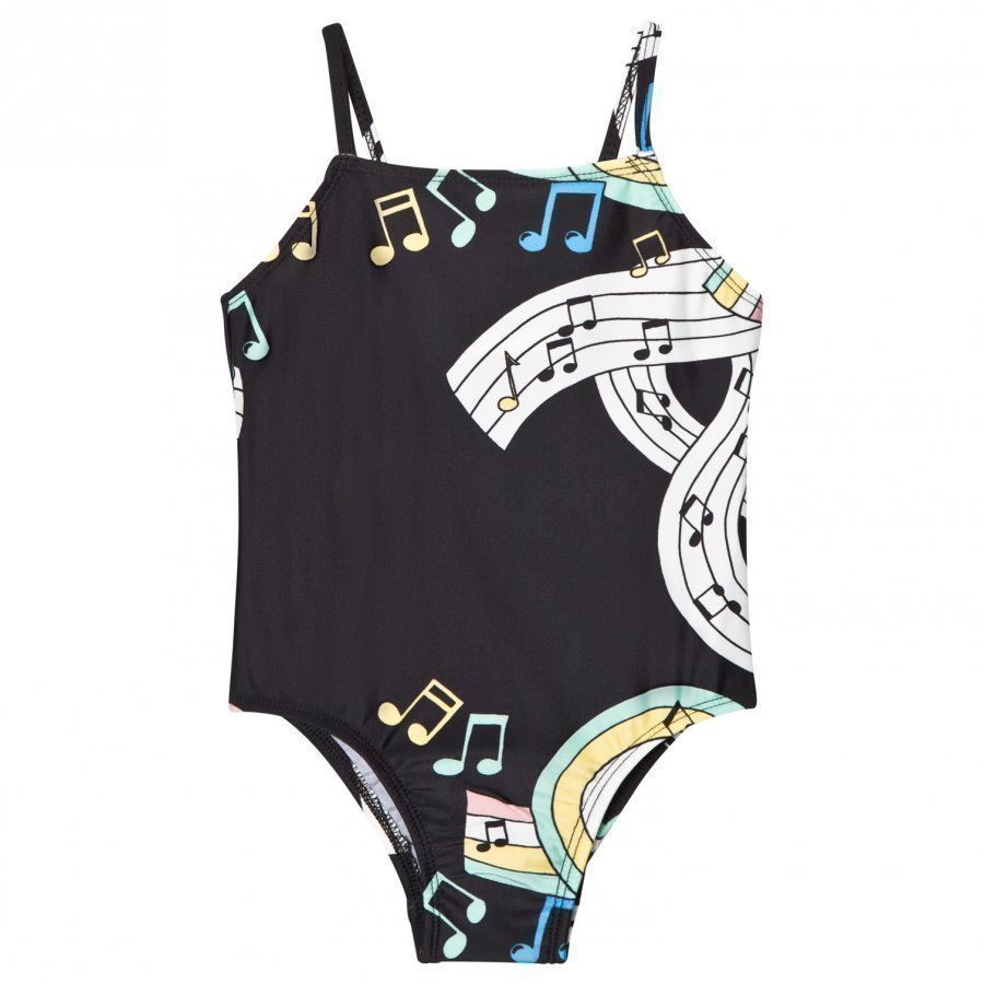 Mini Rodini Melody Swimsuit Black Uimapuku