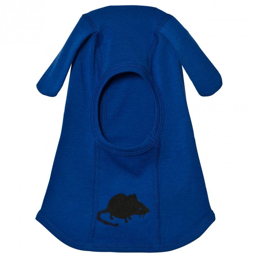 Mini Rodini Mr Mouse Wool Balaclava Blue Kypäräpipo