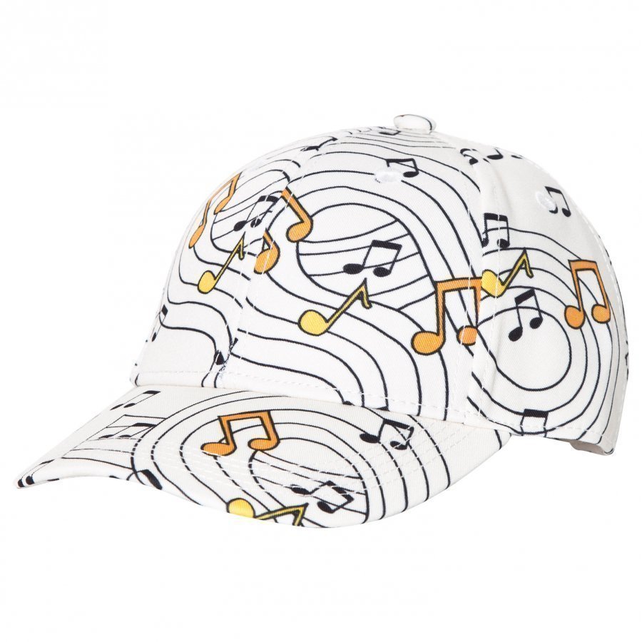 Mini Rodini Music Cap Off White Lippis