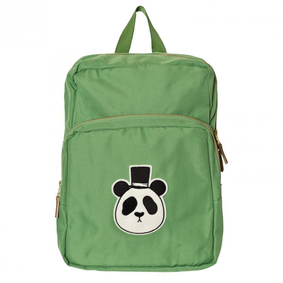 Mini Rodini Panda Backpack Green Reppu