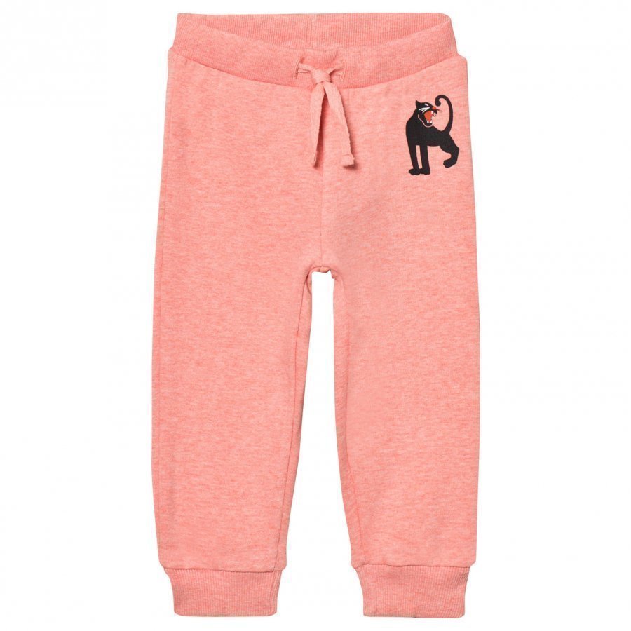 Mini Rodini Panther Sweatpant Pink Melange Oloasun Paita