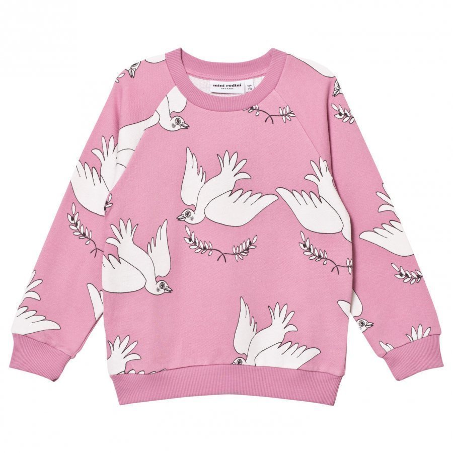 Mini Rodini Peace Sweatshirt Pink Oloasun Paita