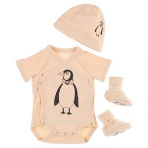 Mini Rodini Penguin Baby Kit: Body Pipo Ja Tossut
