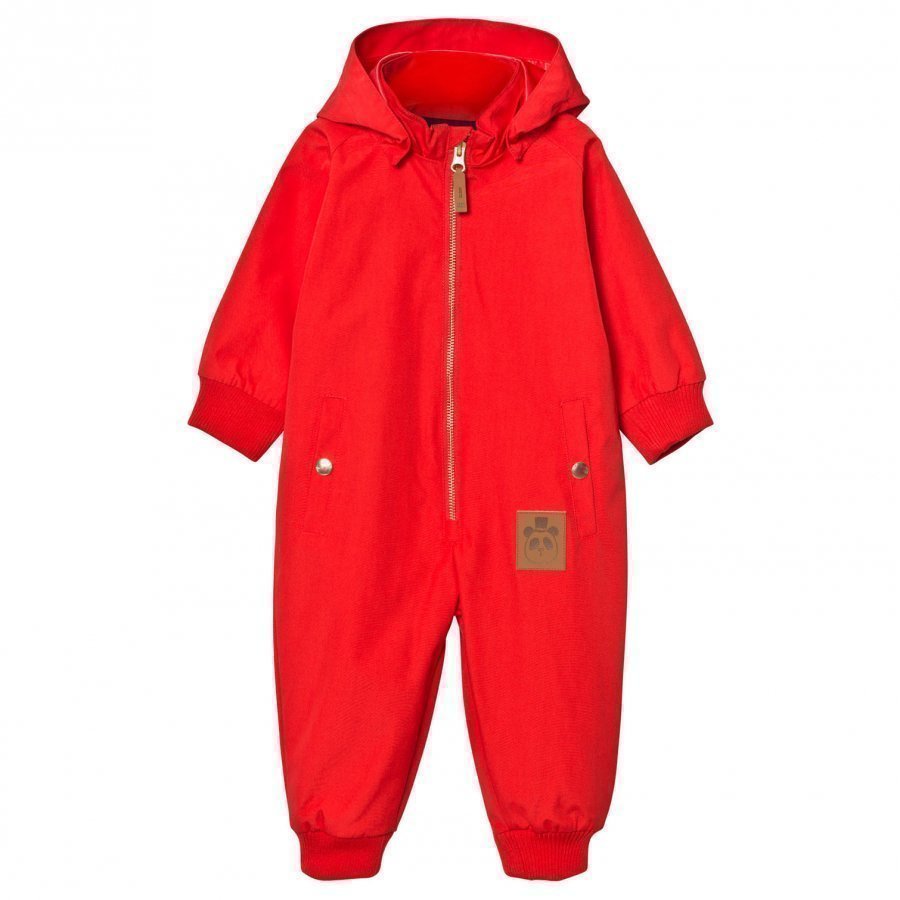 Mini Rodini Pico Coverall Red Sadehaalari