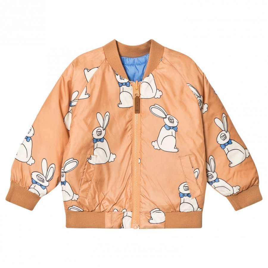 Mini Rodini Rabbit Insulator Jacket Beige Bomber Takki