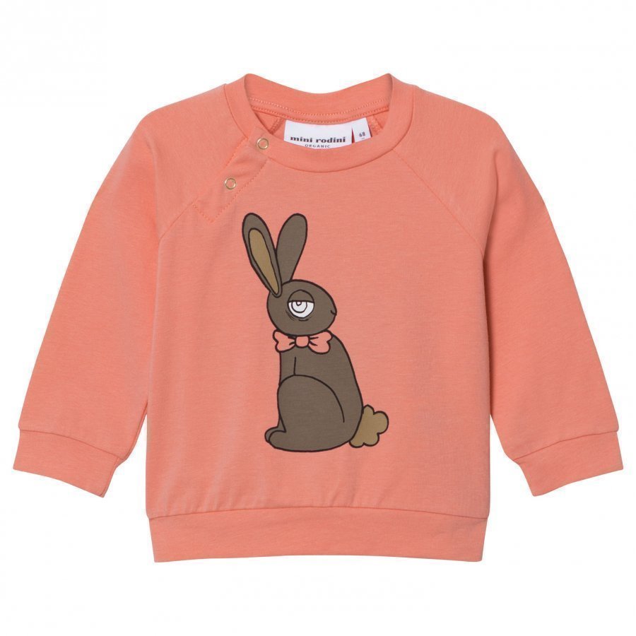 Mini Rodini Rabbit Long Sleeve Tee Pink Pitkähihainen T-Paita