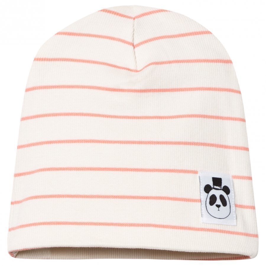 Mini Rodini Stripe Rib Beanie Pink Pipo