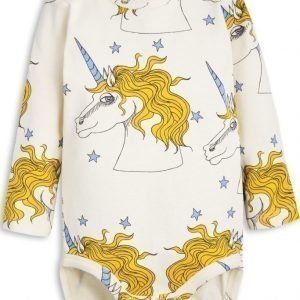 Mini Rodini Unicorn Stars Ls Pitkähihainen Body