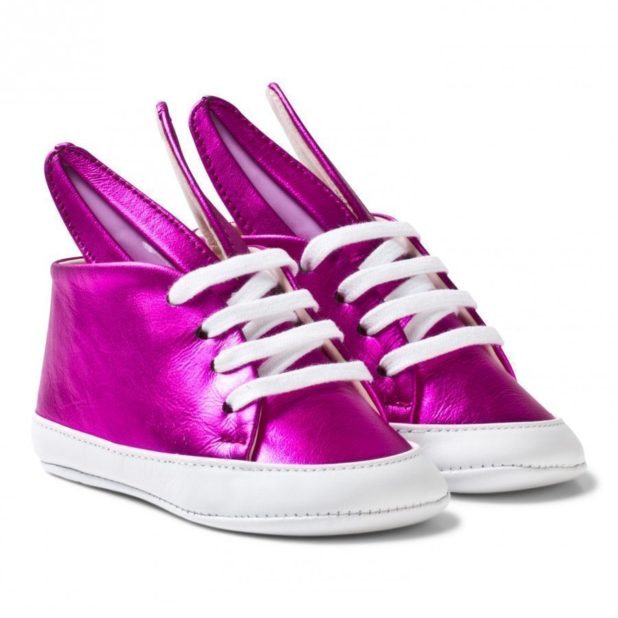 Minna Parikka Fuchsia Metalic Baby Bunny Trainers Lenkkarit