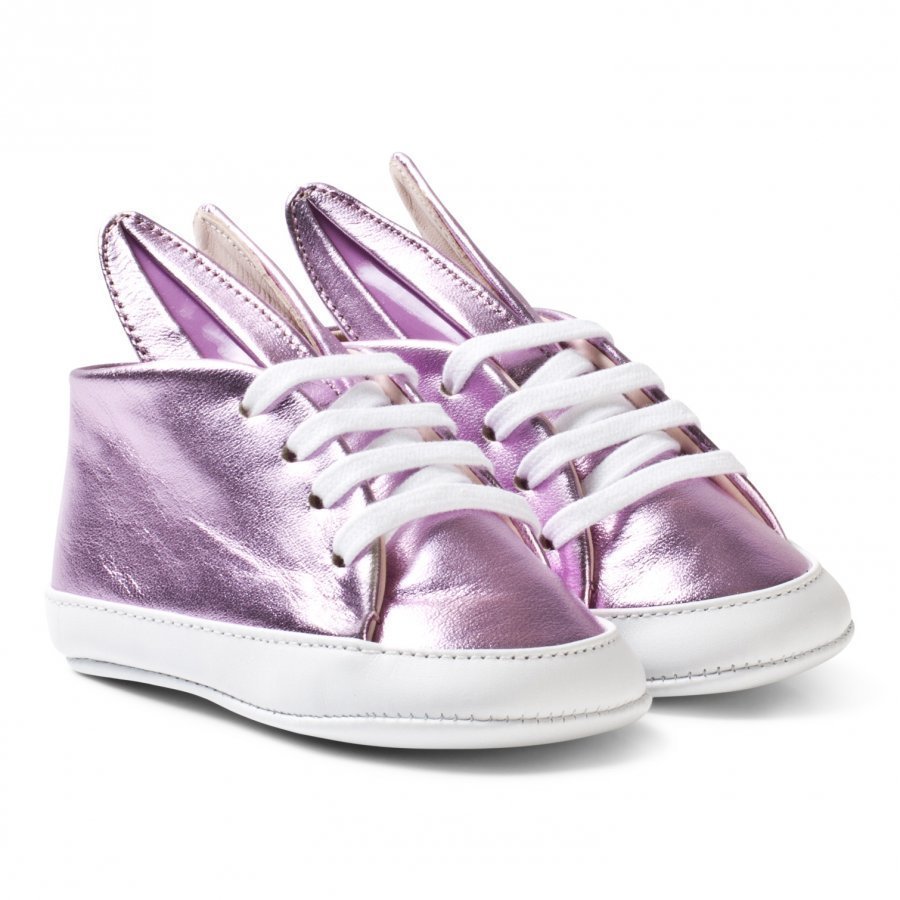 Minna Parikka Pink Metallic Baby Bunny Trainers Lenkkarit