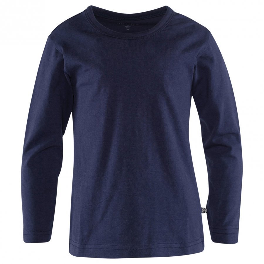 Minymo Ls T-Shirt 2-Pack Dark Navy Pitkähihainen T-Paita