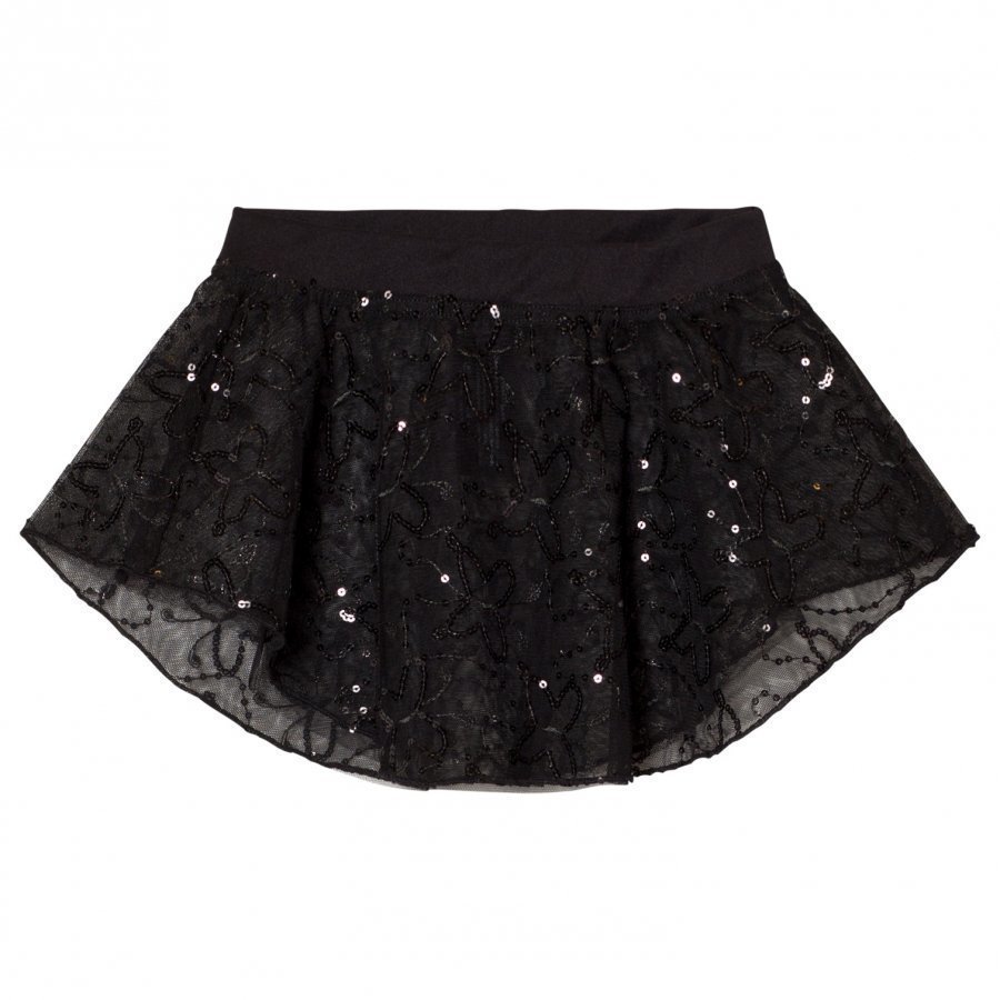 Mirella Black Sequin Butterfly Tulle Skirt Ballerinahame