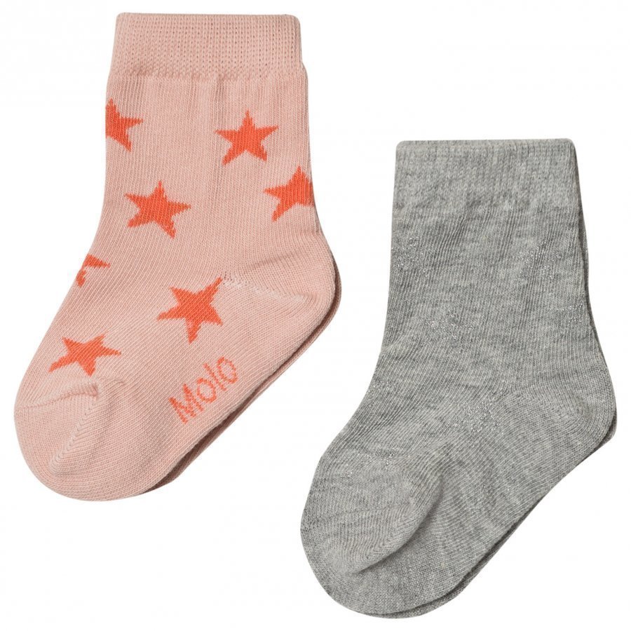 Molo 2-Pack Socks Nesi Cameo Rose Sukat