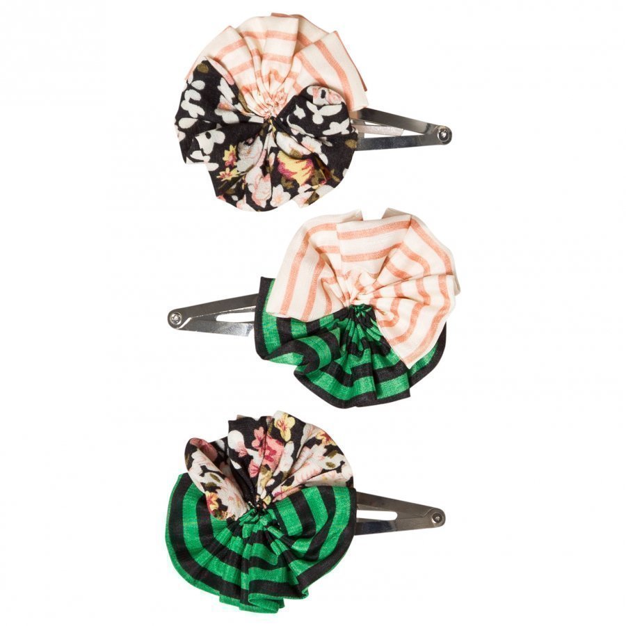 Molo 3-Pack Woven Circle Hair Clips Mix Hiusnauha