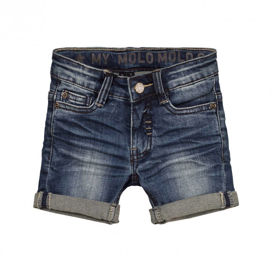 Molo Aslak Shorts Blue Indigo Farkkushortsit