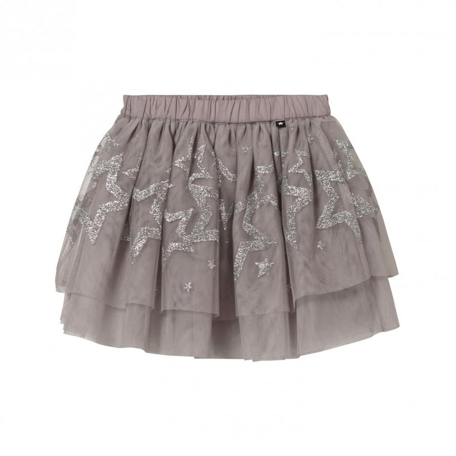 Molo Benete Skirt Silver Stars Lyhyt Hame