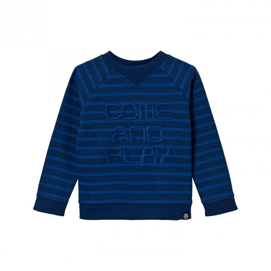 Molo Delroy Sweater Blue Melange Stripe Oloasun Paita