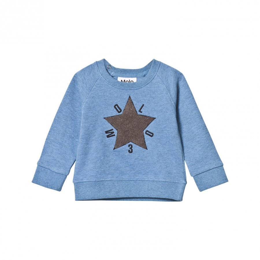 Molo Dines Sweatshirt Flourentic Blue Oloasun Paita