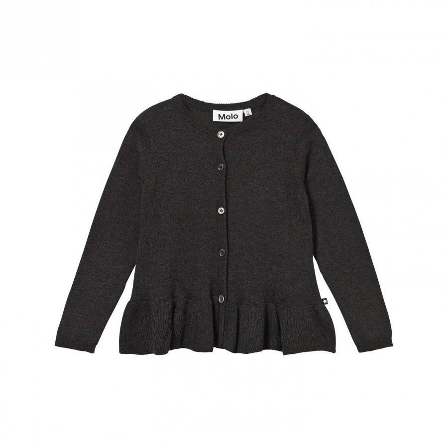 Molo Gulia Cardigan Dark Grey Melange Neuletakki