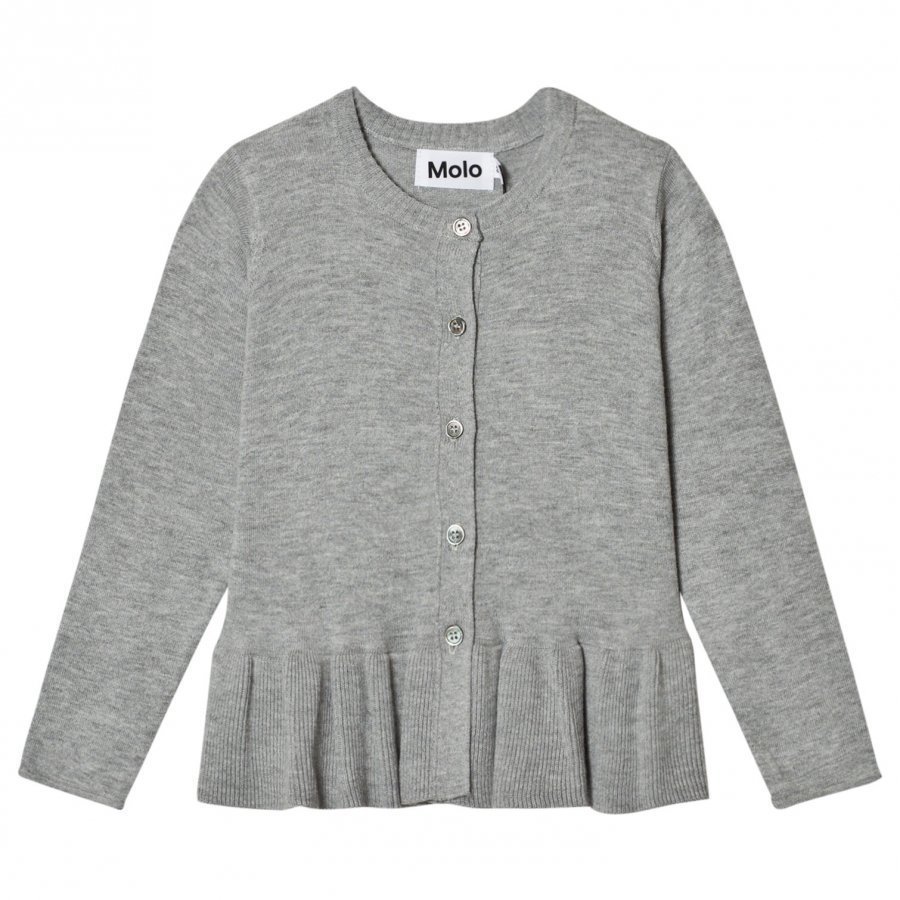 Molo Gulia Cardigan Grey Melange Neuletakki