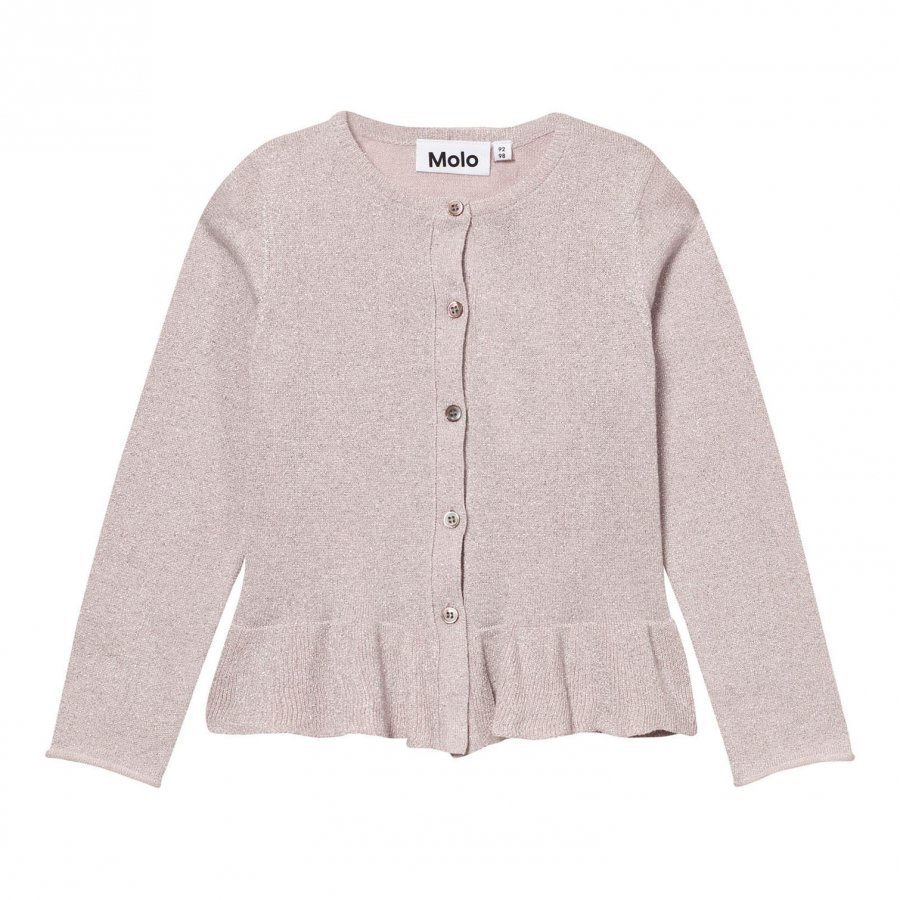 Molo Gulia Cardigan Rosewater Glitter Neuletakki